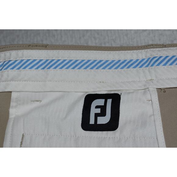 Footjoy Golf Pants Mens Size 36 x 33 Tan Performance Stretch Polyester Spandex - Picture 4 of 9